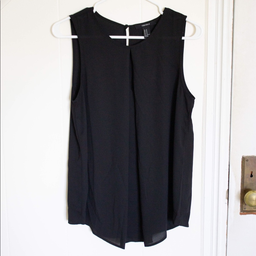 Forever 21 Black Woven Blouse